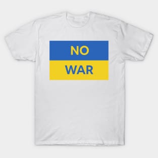 Ukraine "No War" T-Shirt